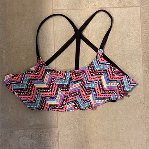 Pink swim top size M